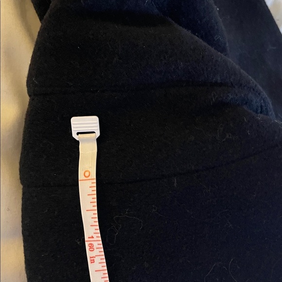 Calvin Klein black wool pea coat sz 10 - Picture 7 of 8